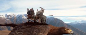 Gandalf on eagle